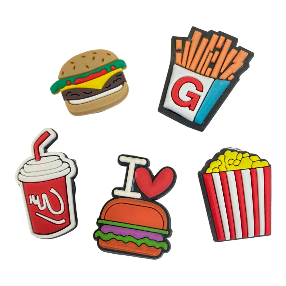 Croc Charms Fast Food
